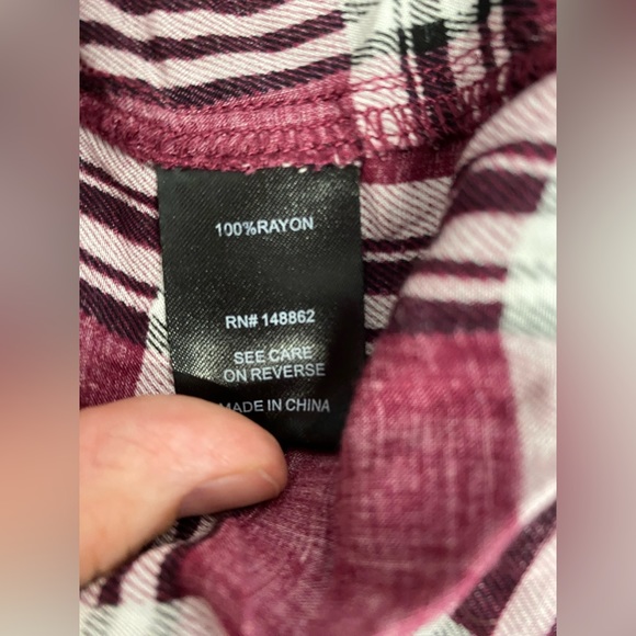 Torrid plaid LS top, SZ 1X - Picture 4 of 5